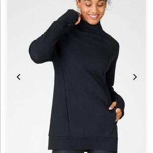 Fabletics Black Turtleneck Tunic